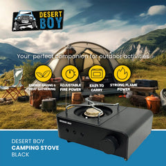 DESERT BOY Camping Stove Black - Image 4