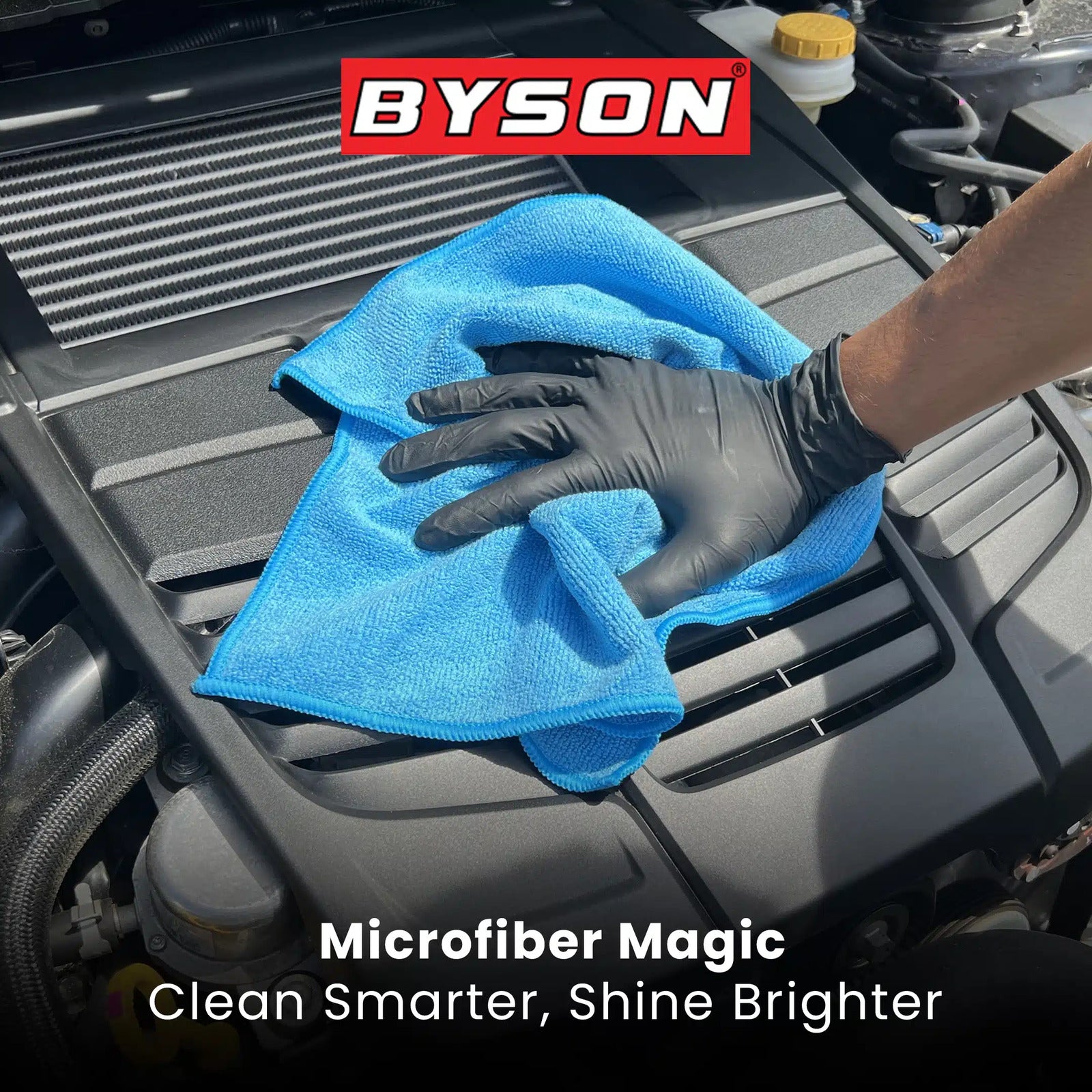 BYSON 100PK 220GSM 30*40CM MICROFIBER CLOTH - Image 5