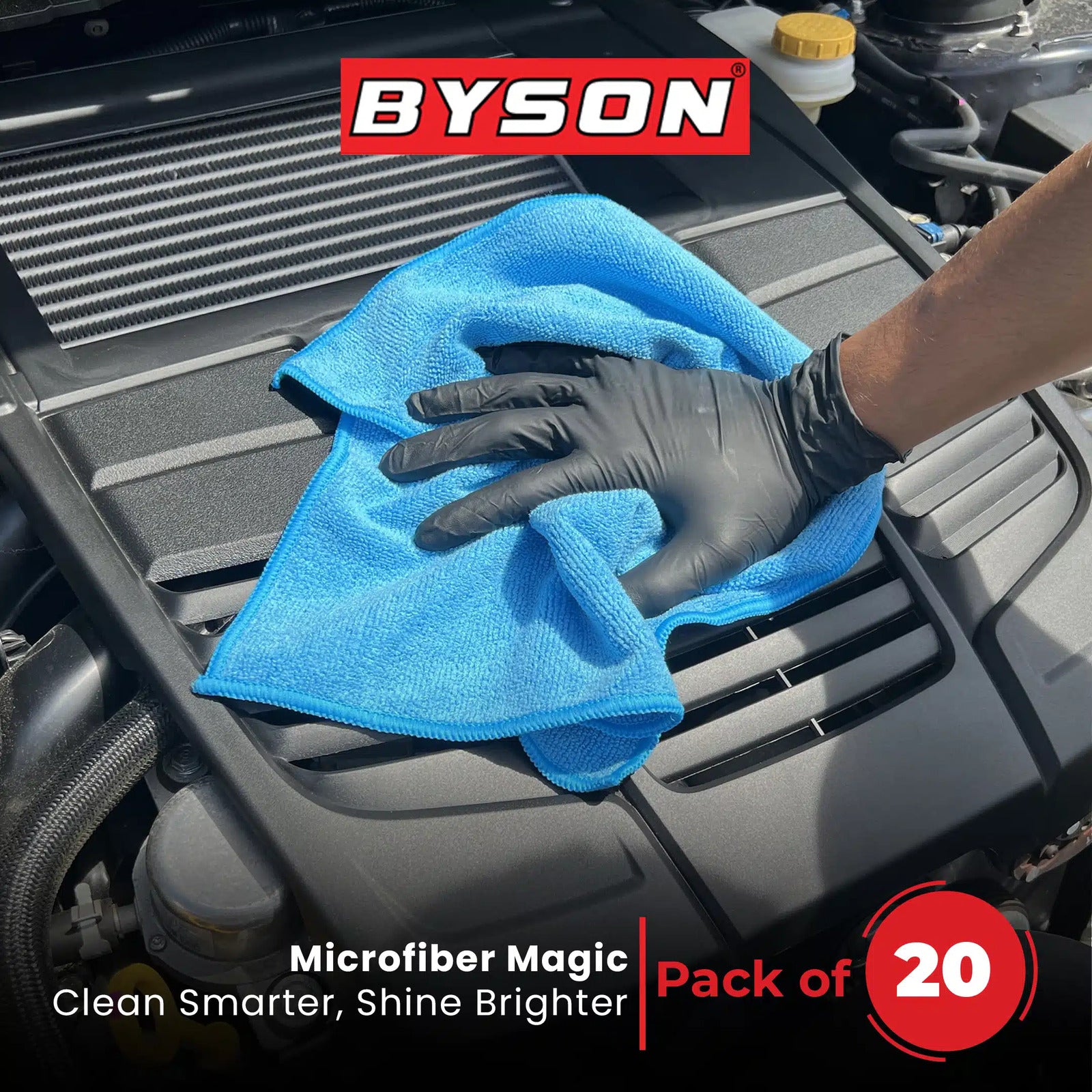 BYSON 20PK 250GSM 30*40CM MICROFIBER CLOTH - Image 5
