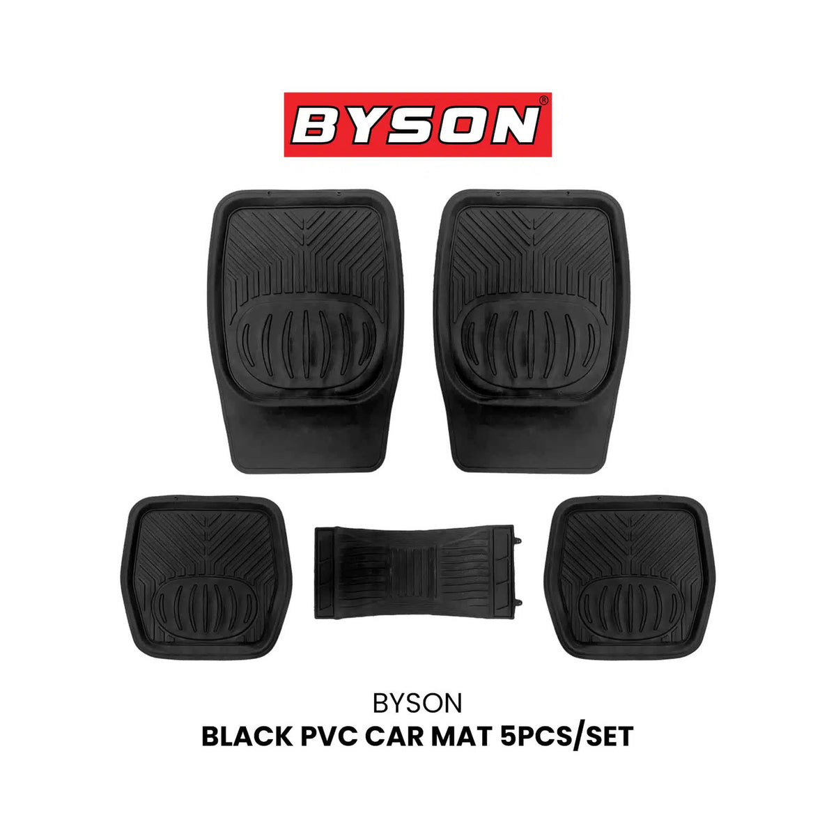 BYSON PVC CAR MAT 5PCS/SET