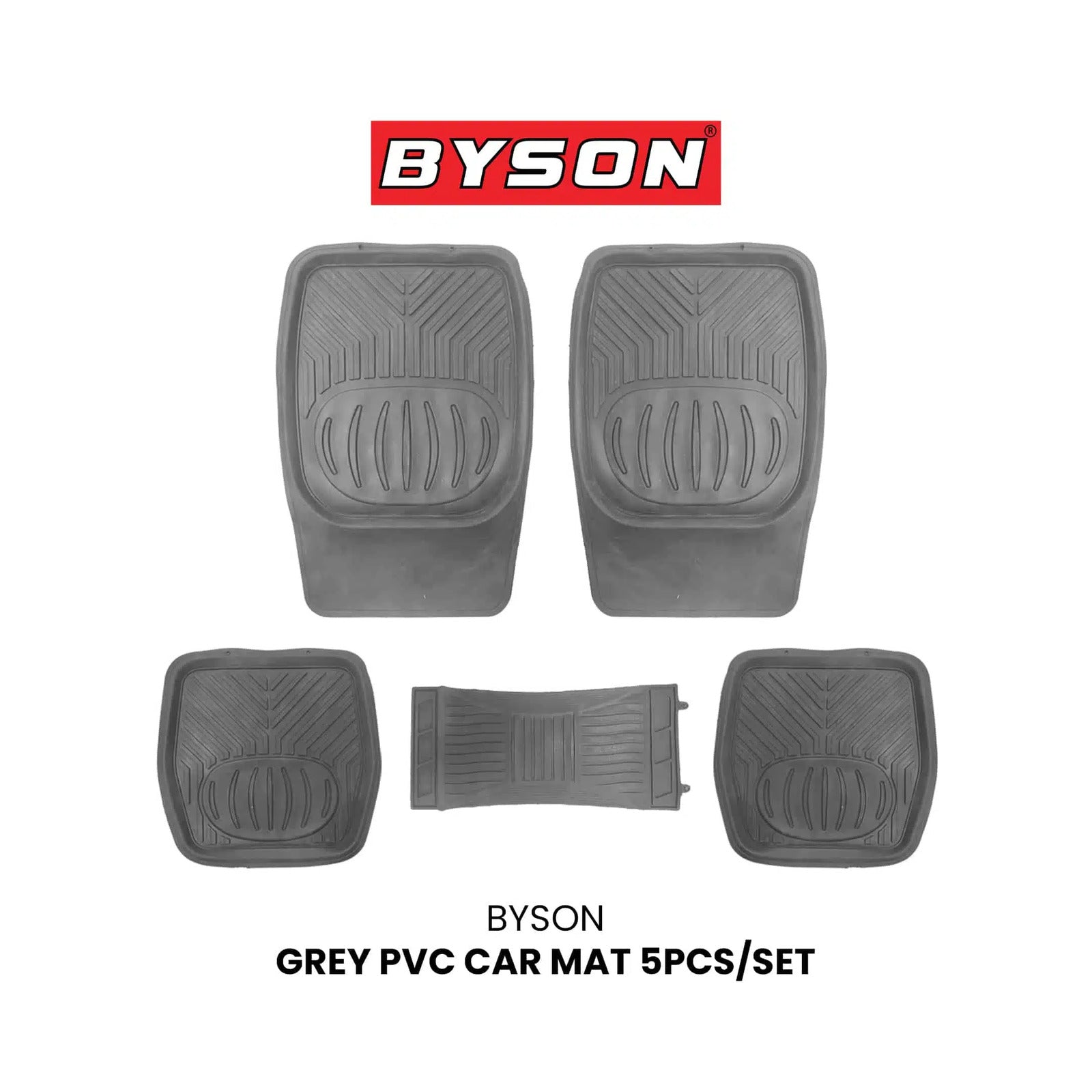 BYSON PVC CAR MAT 5PCS/SET - Image 3