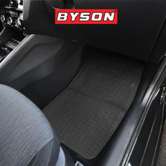BYSON BLACK PVC CAR MAT 5 PIECES SET - Image 4