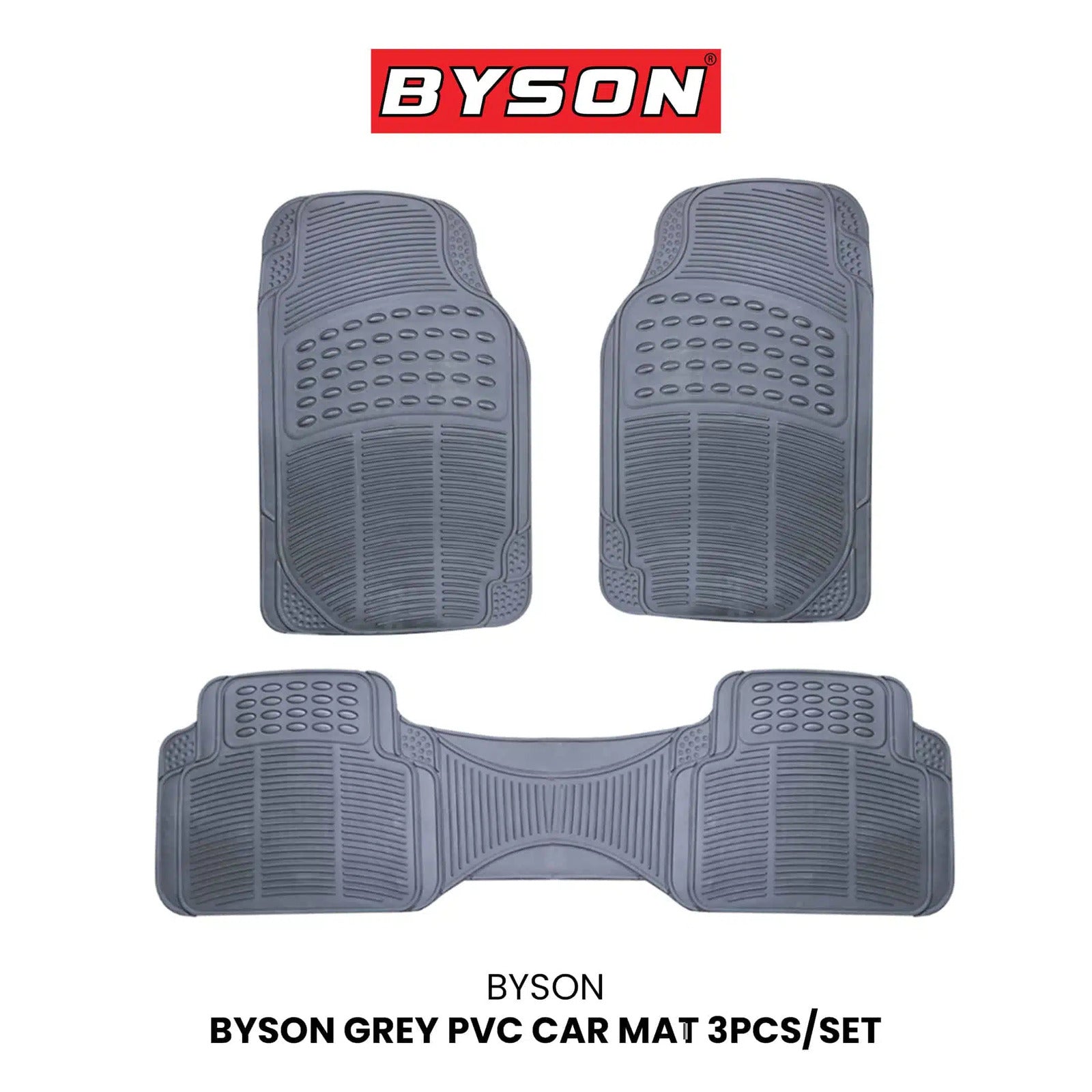 BYSON PVC CAR MAT 3 PIECES SET - Image 2