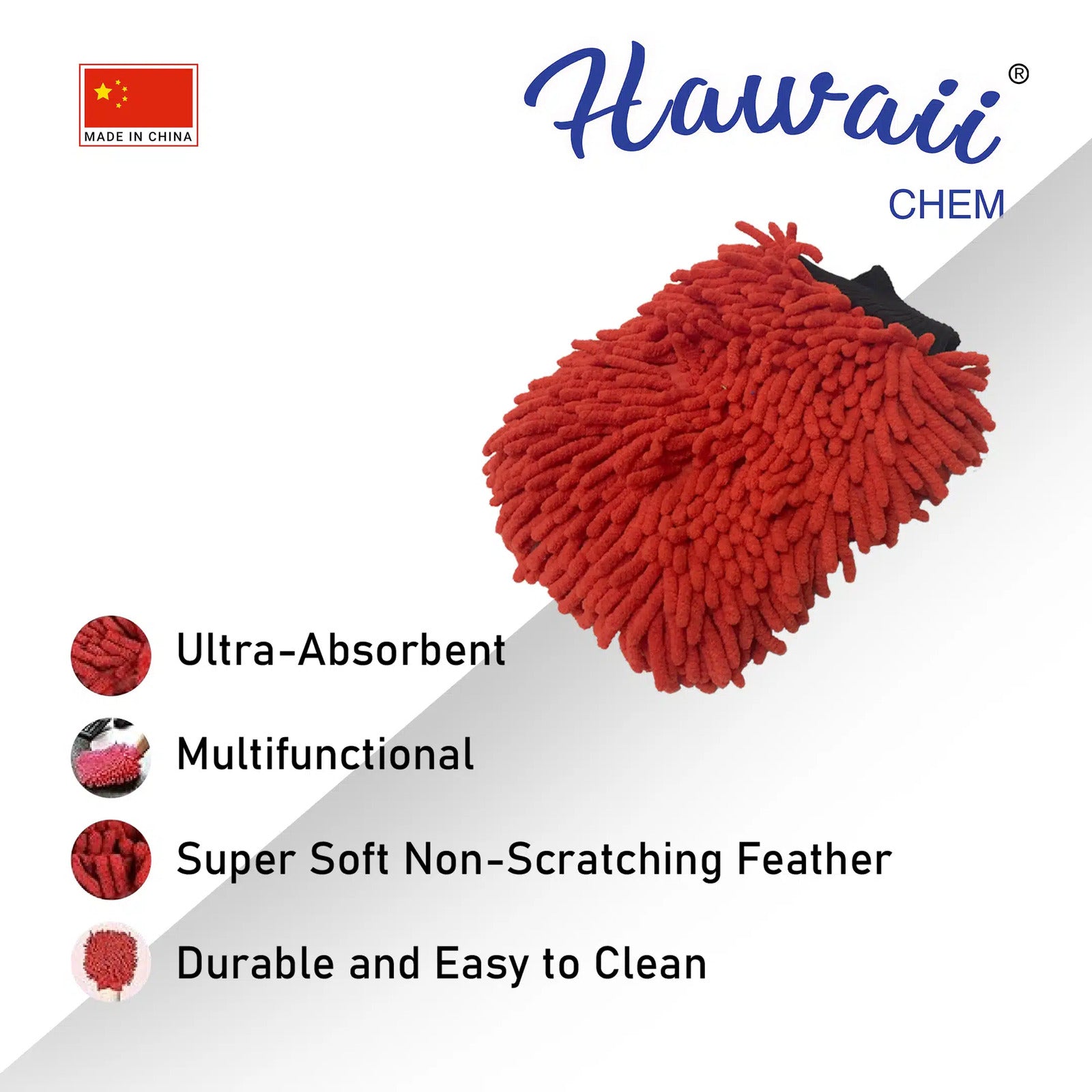 HAWAII CHANILLE CAR WASH MITT - Image 3