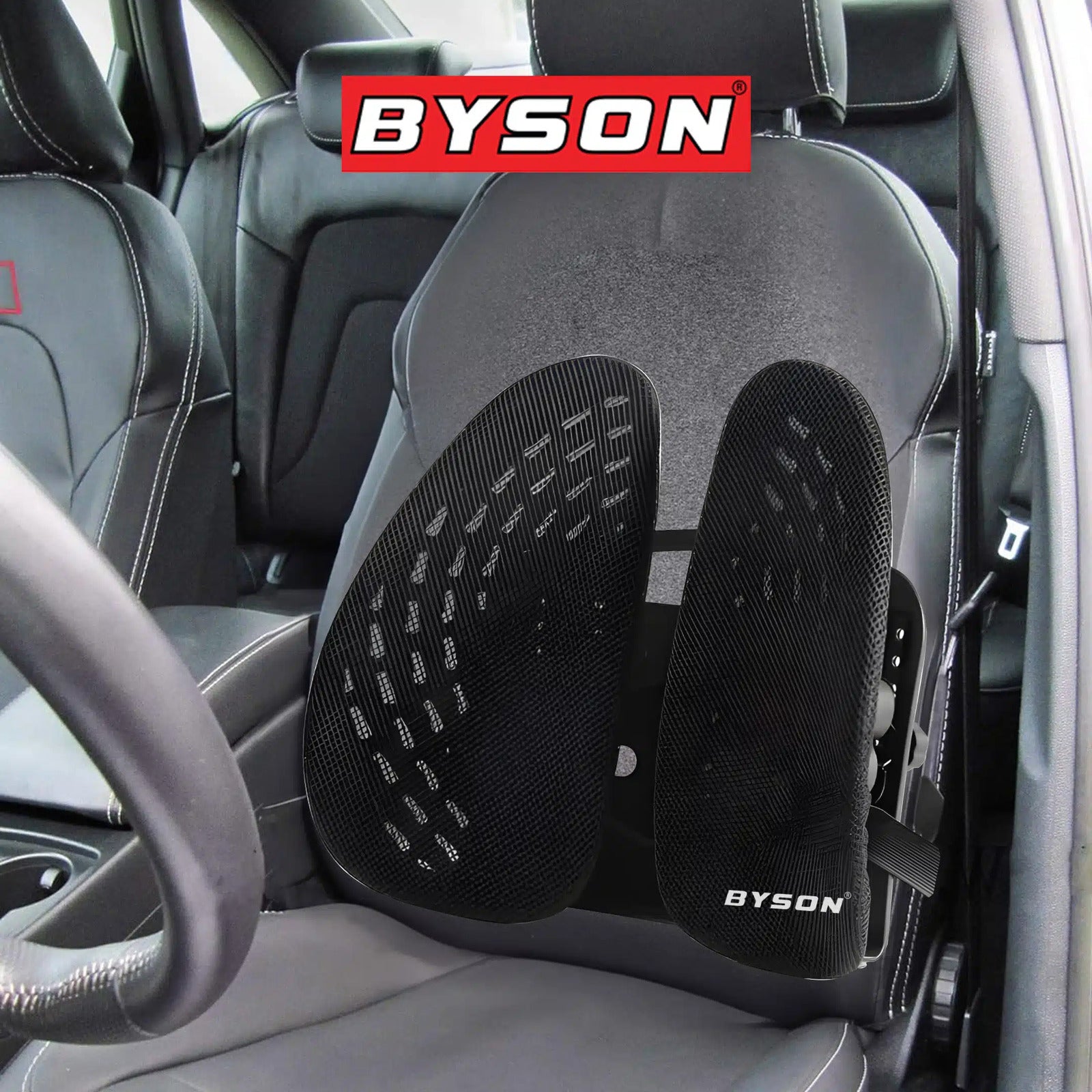 BYSON Back Rest Lumbar Cushion to alleviate back pain and promote proper - Image 4
