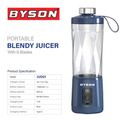 BYSON PORTABLE BLENDY JUICER - Image 2