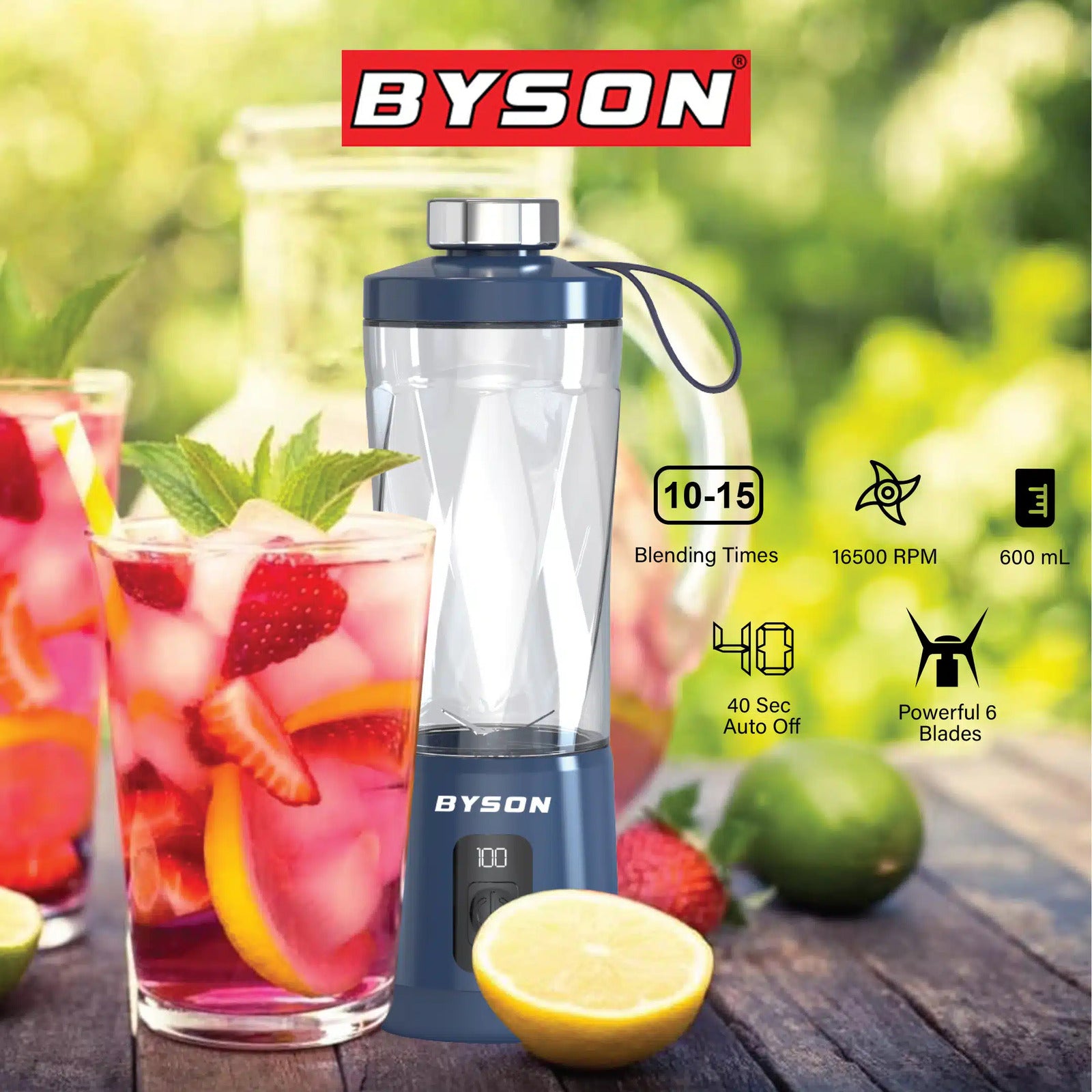 BYSON PORTABLE BLENDY JUICER - Image 3