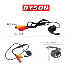 BYSON ROUND REAR CAMERA WITH FISH LENS WITH STAND (CVBS) - Image 4
