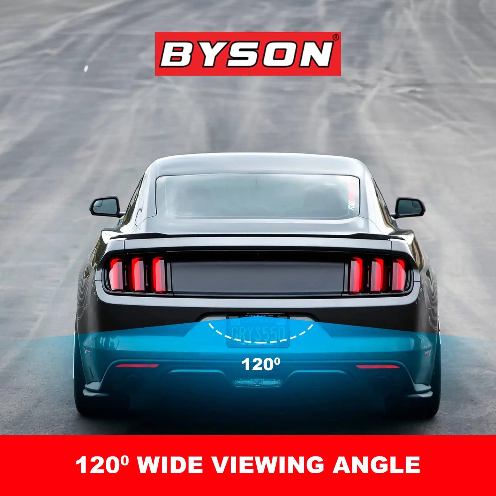 BYSON ROUND REAR CAMERA WITH FISH LENS WITH STAND (CVBS) - Image 2