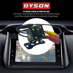 BYSON SQUARE REAR CAMERA WITH LED LIGHTS & FISH LENS (WITH STAND) AHD720P - Image 3