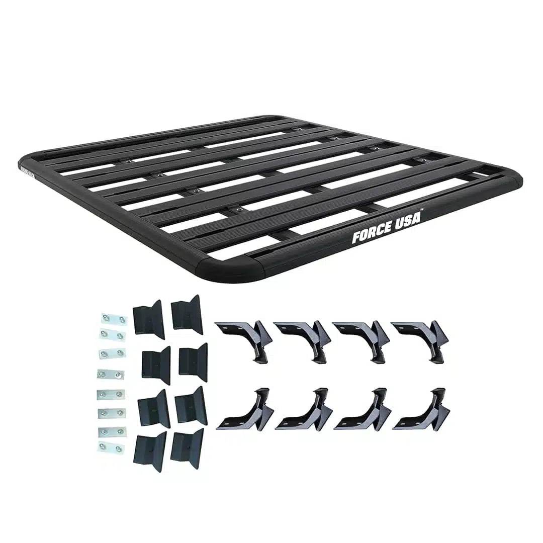 FORCE USA ROOF RACK FOR NISSAN PATROL Y61 WITH GUTTER BRACKETS