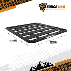 FORCE USA ROOF RACK NISSAN PATROL Y62 WITH LONG BRACKET - Image 3