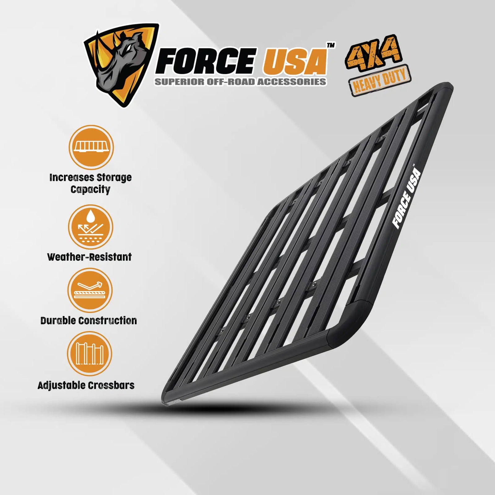 FORCE USA ROOF RACK LAND CRUISER 200 WITH LONG BRACKET - Image 5