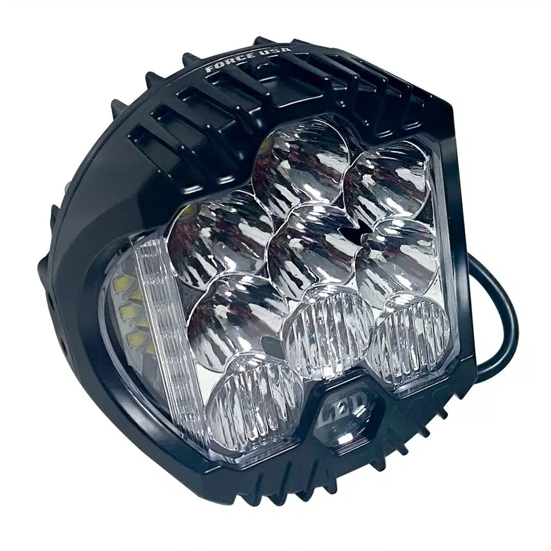 FORCE USA ROUND CAMPING LIGHT WHITE/YELLOW