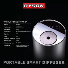 BYSON DIFFUSER WITH ESSENTIAL OIL a perfect blend of elegance and functionality. - Image 3