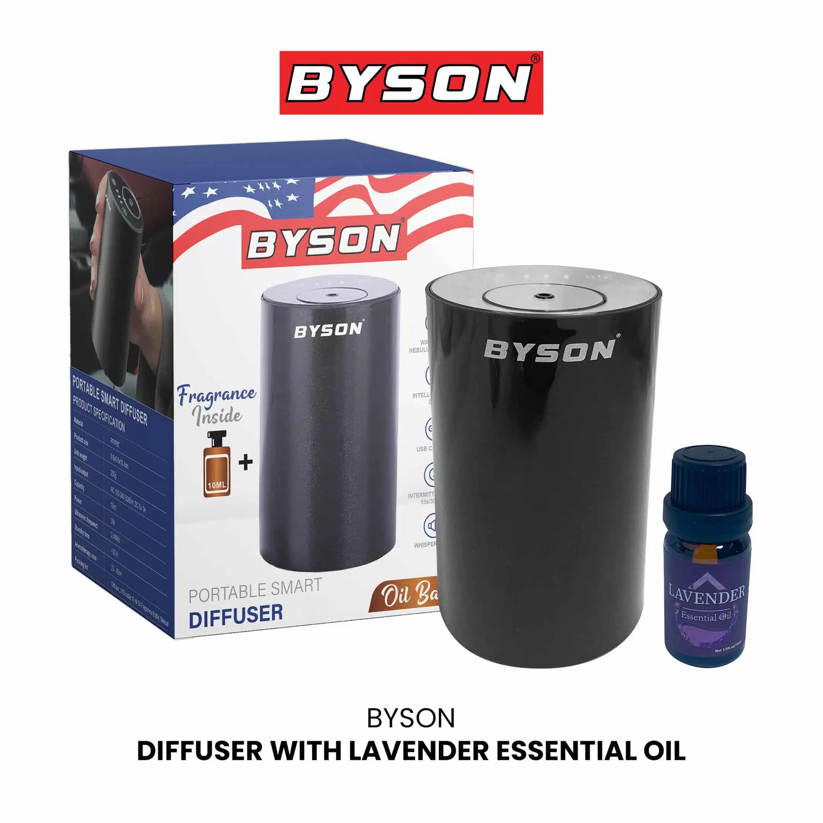 BYSON DIFFUSER WITH ESSENTIAL OIL a perfect blend of elegance and functionality. - Image 8