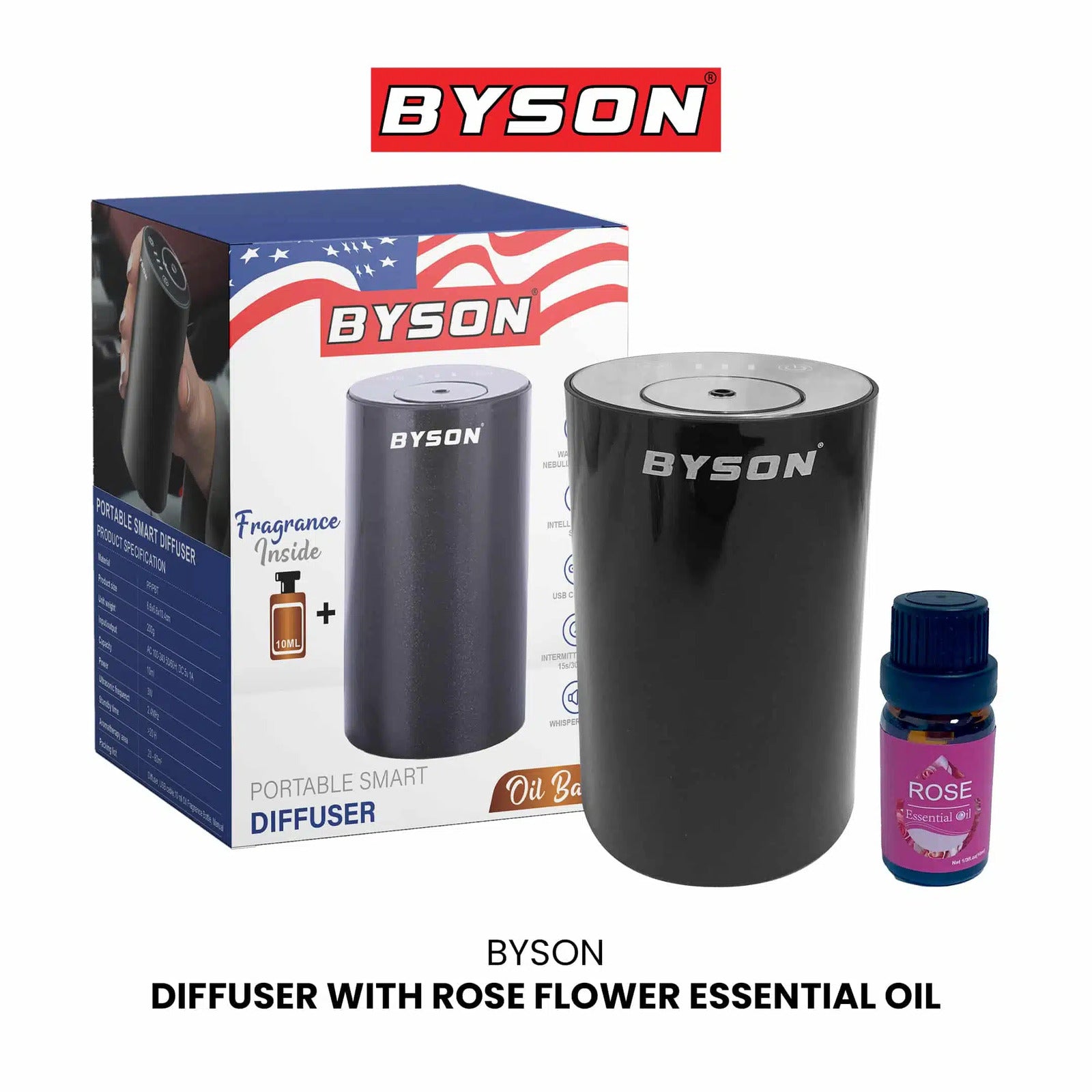 BYSON DIFFUSER WITH ESSENTIAL OIL a perfect blend of elegance and functionality. - Image 9