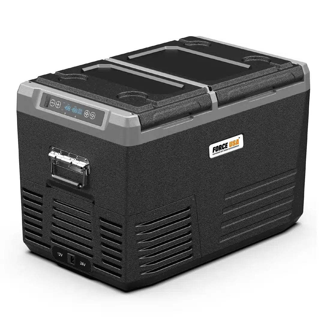 FORCE USA Portable Dual Zone Fridge 45L: Battery Protection
