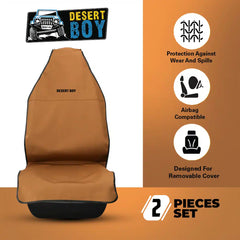 DESERT BOY 2PIECES / SET SEAT COVER YELLOW - Image 4