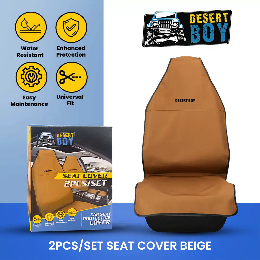 DESERT BOY 2PIECES / SET SEAT COVER YELLOW - Image 5