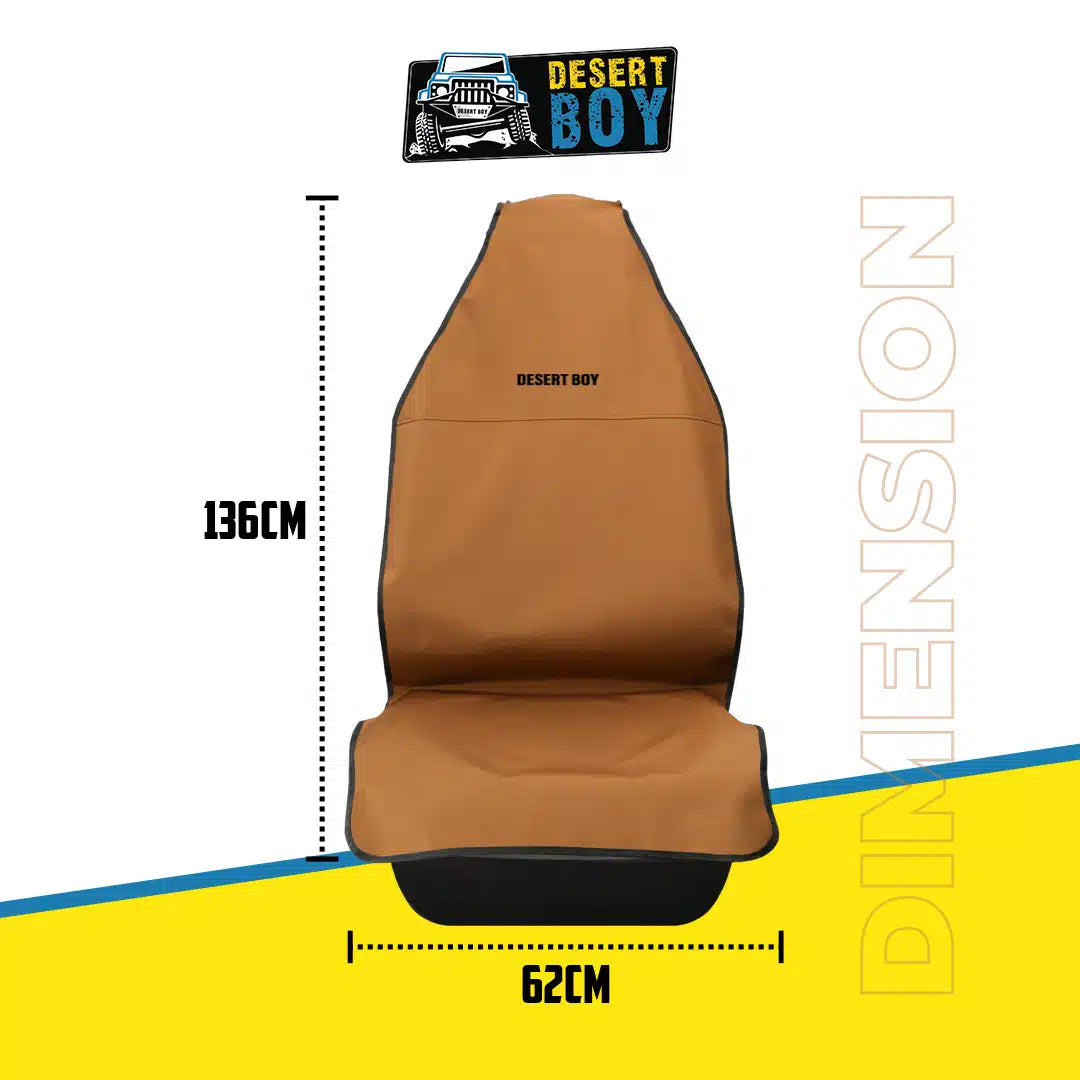 DESERT BOY 2PIECES / SET SEAT COVER YELLOW - Image 6