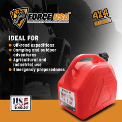 FORCE USA PLASTIC JERRY CAN - 10-Liter - Image 3