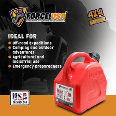 FORCE USA PLASTIC JERRY CAN-5-Liter - Image 3