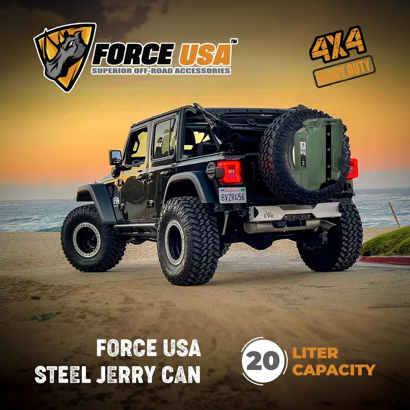 FORCE USA STEEL JERRY CAN � - Image 3