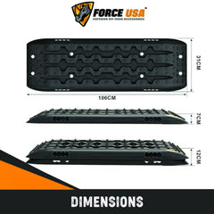 Force USA Traction Boards Off-Road Recovery Track Boards Tire Ladder 4WD - Image 2