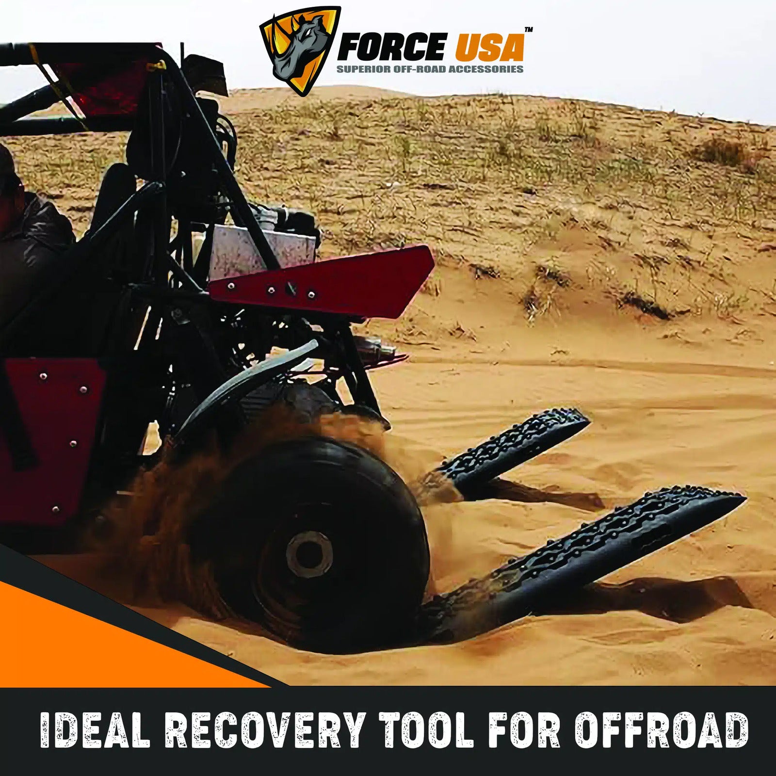 Force USA Traction Boards Off-Road Recovery Track Boards Tire Ladder 4WD - Image 5