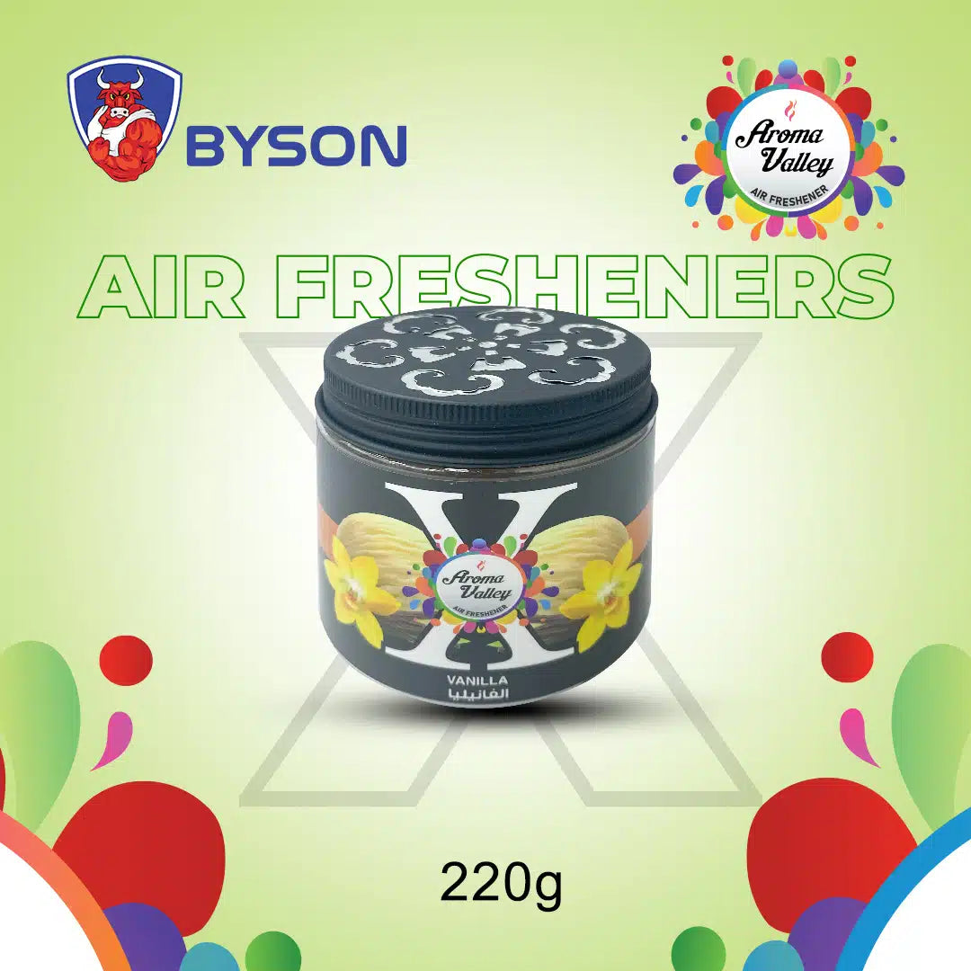 BYSON X GEL AIR FRESHENER-VANILLA-LONG-LASTING FRESHNESS FOR EVERY SPACE! - Image 3