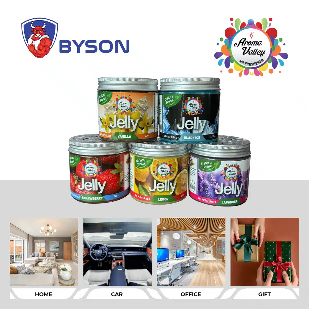 BYSON GEL AIR FRESHENER-BLACK ICE - Image 5
