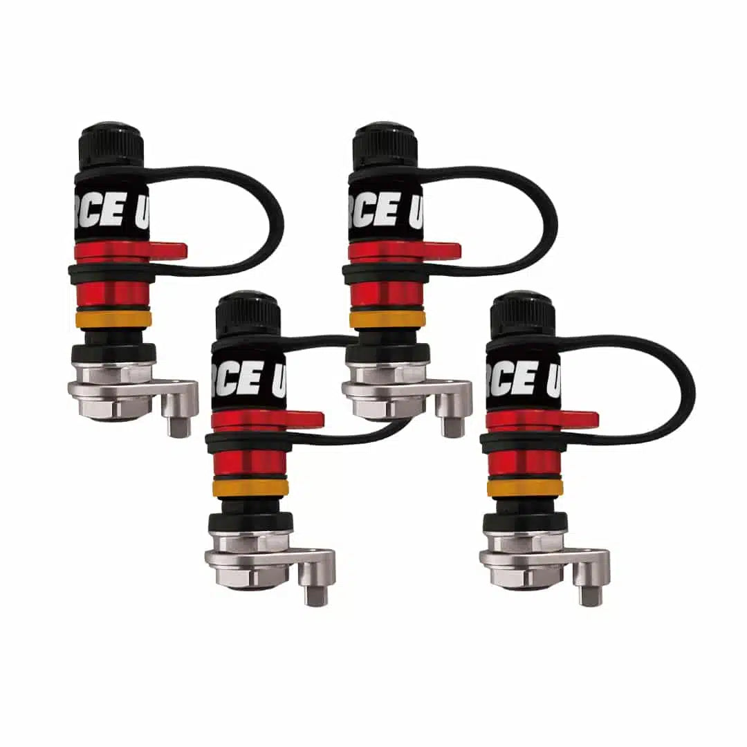 FORCE USA Rapid Deflation Valves (Short)-4-Piece Set