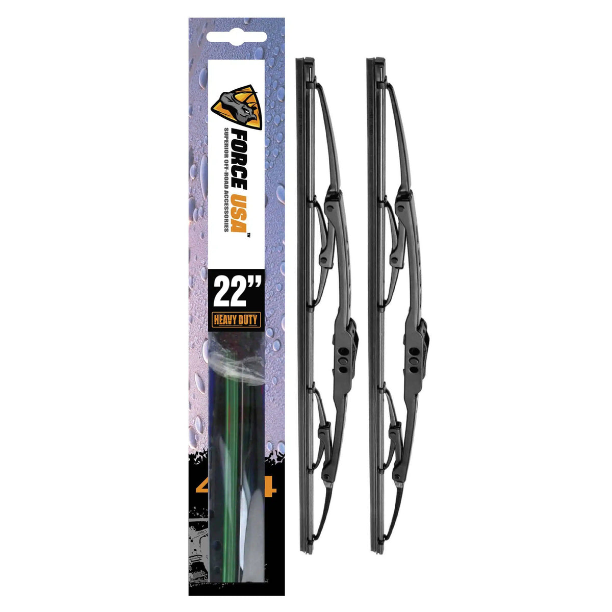 Force USA Advanced Wiper Blades Metal-22"inch