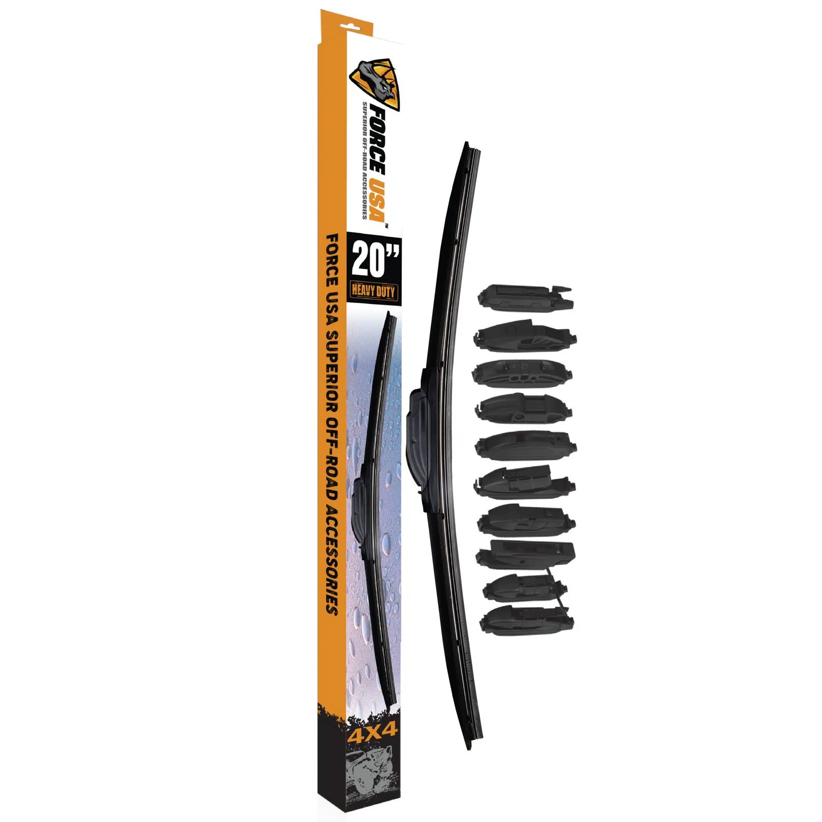 Force USA Advanced Wiper Blades U-Type-20"inch
