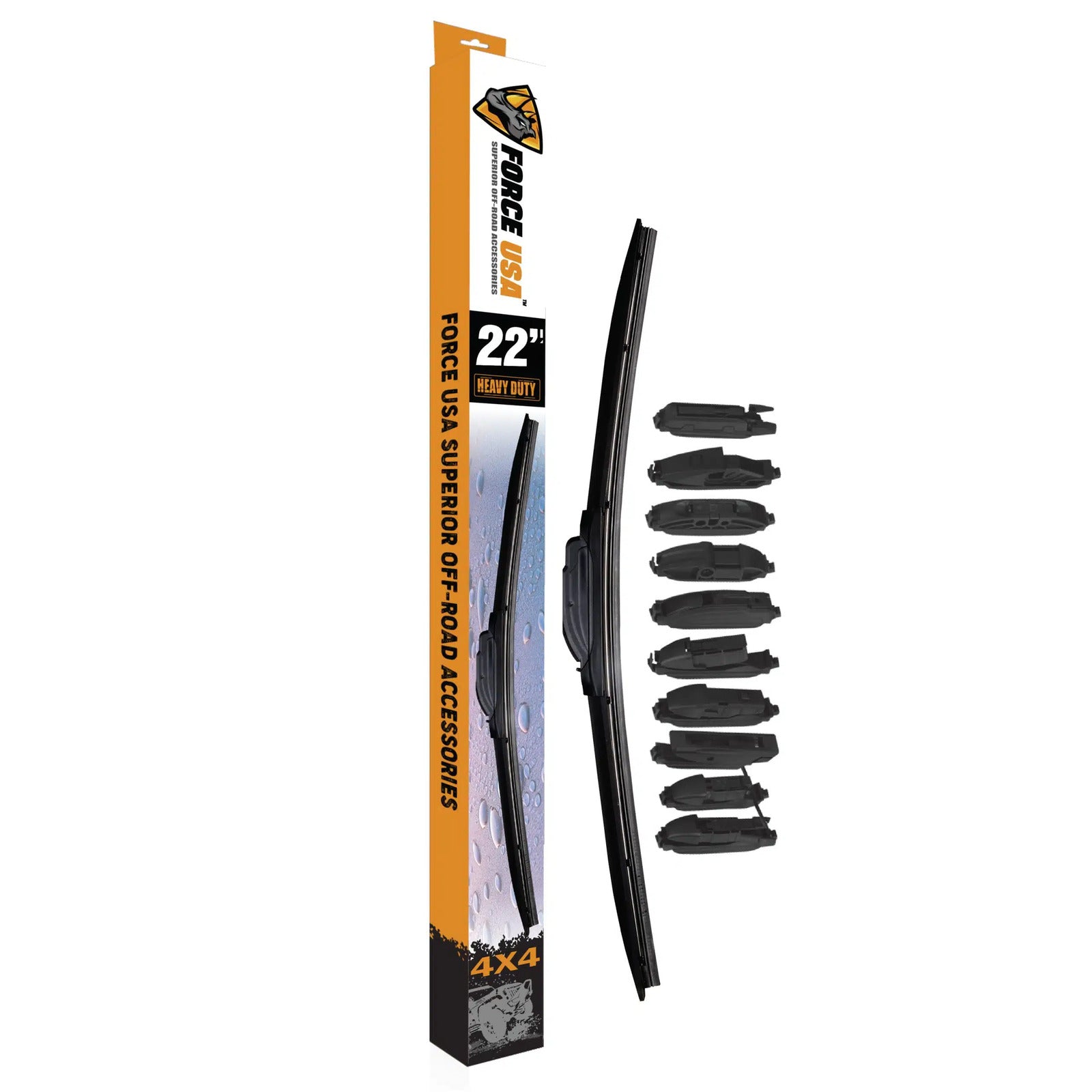 Force USA Advanced Wiper Blades U-Type-22"inch