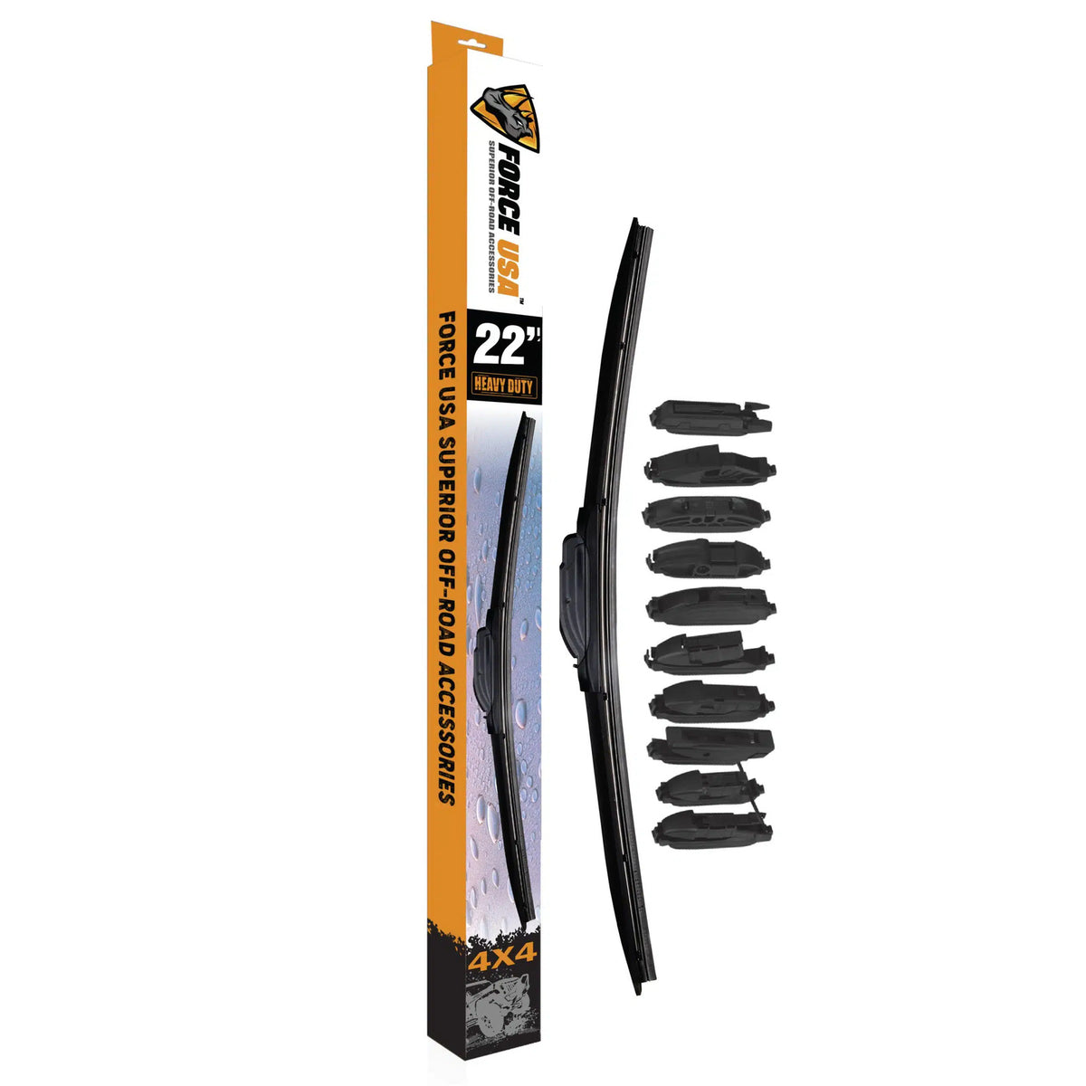 Force USA Advanced Wiper Blades U-Type-22"inch