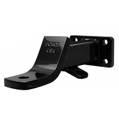 Bracket Hook Medium With Side Hole Bent-Black
