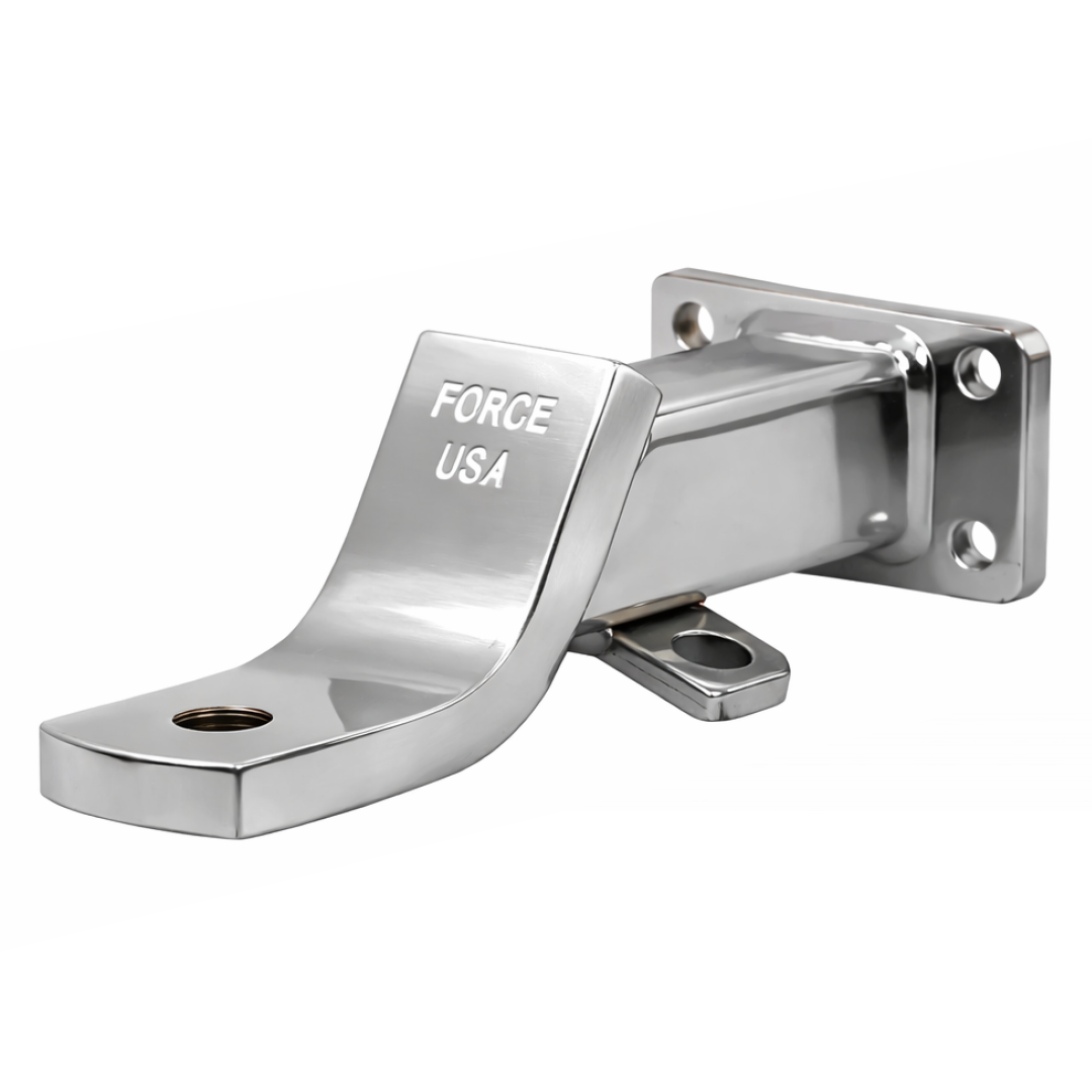 Bracket Hook Medium With Side Hole Bent-Chrome