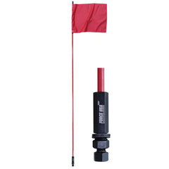 FORCE USA Offroad Red Flag Pole - 9 Feet