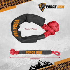 FORCE USA Soft Shackle-Red - Image 2