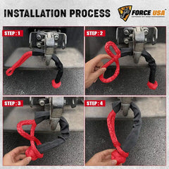 FORCE USA Soft Shackle-Red - Image 3