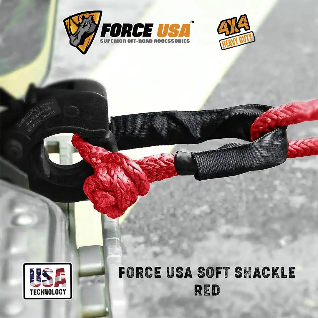FORCE USA Soft Shackle-Red - Image 5