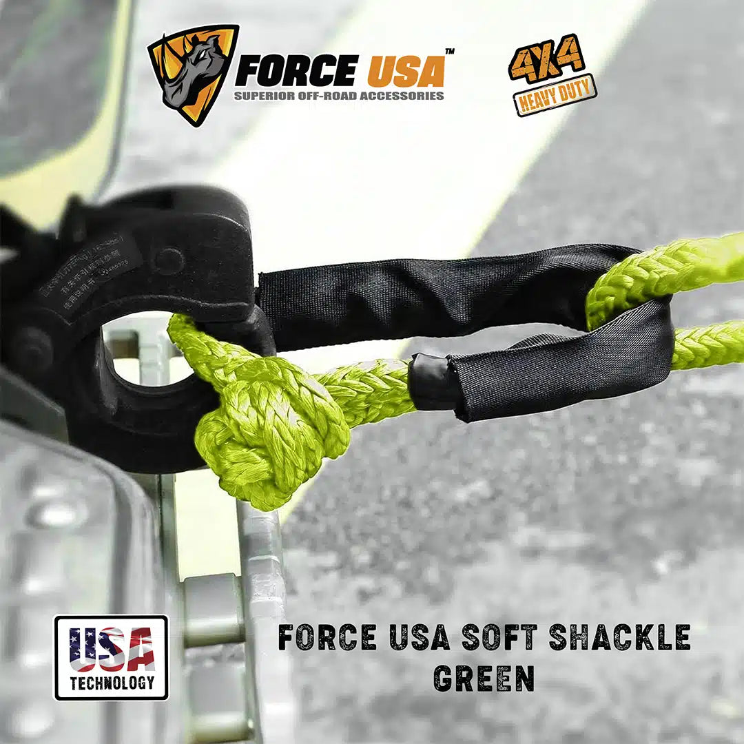 FORCE USA Soft Shackle-Green - Image 5