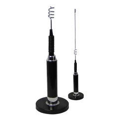 DECORATION ANTENNA BLACK WITH CHROME AND MAGNET BASE
