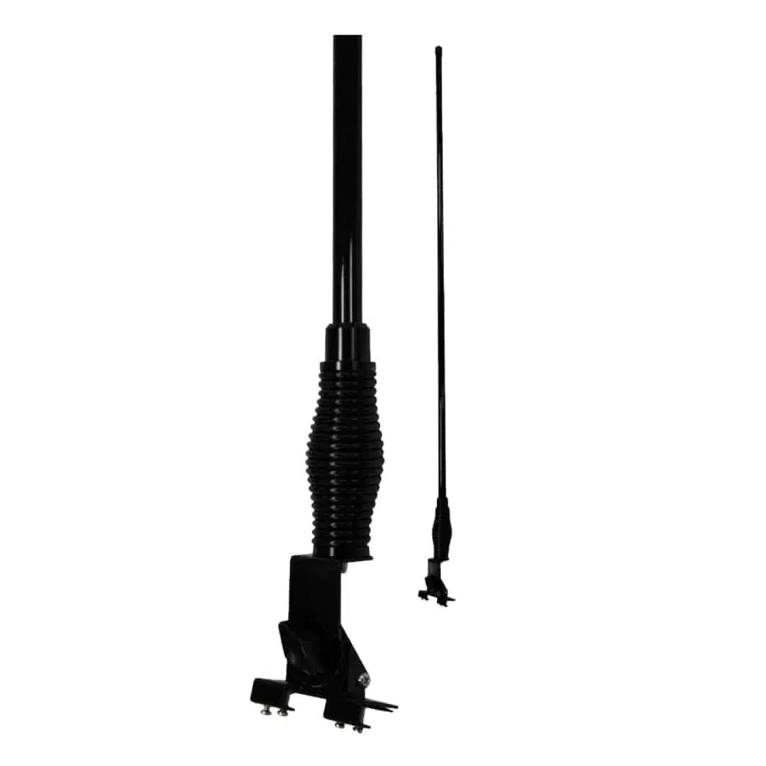 BLACK THICK DECORATION ANTENNA 120 CM WITH ROTARY BASE