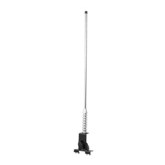 DECORATION ANTENNA BLACK+ROTARY BASE WITH CHROME ANTENNA