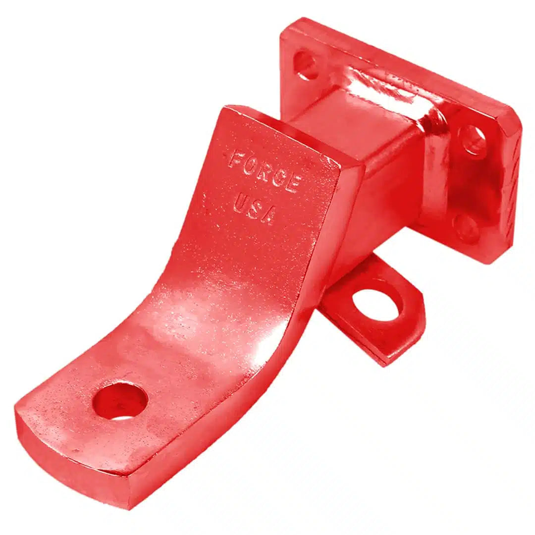 FORCE USA Bracket Hook Short with Side Hole (Red)