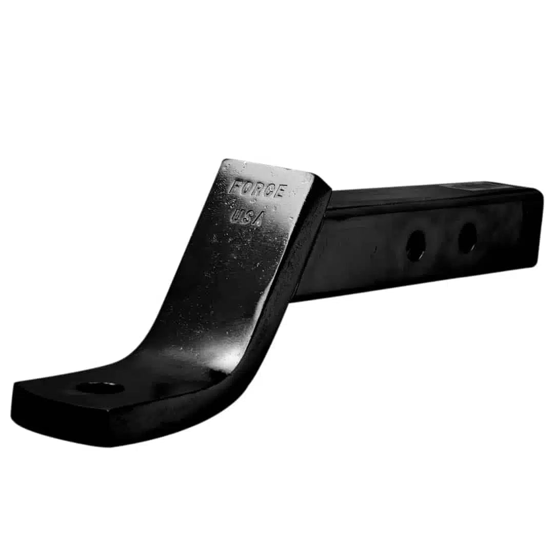 FORCE USA Heavy Duty No Bracket Hook with Pin & Clip (Black)