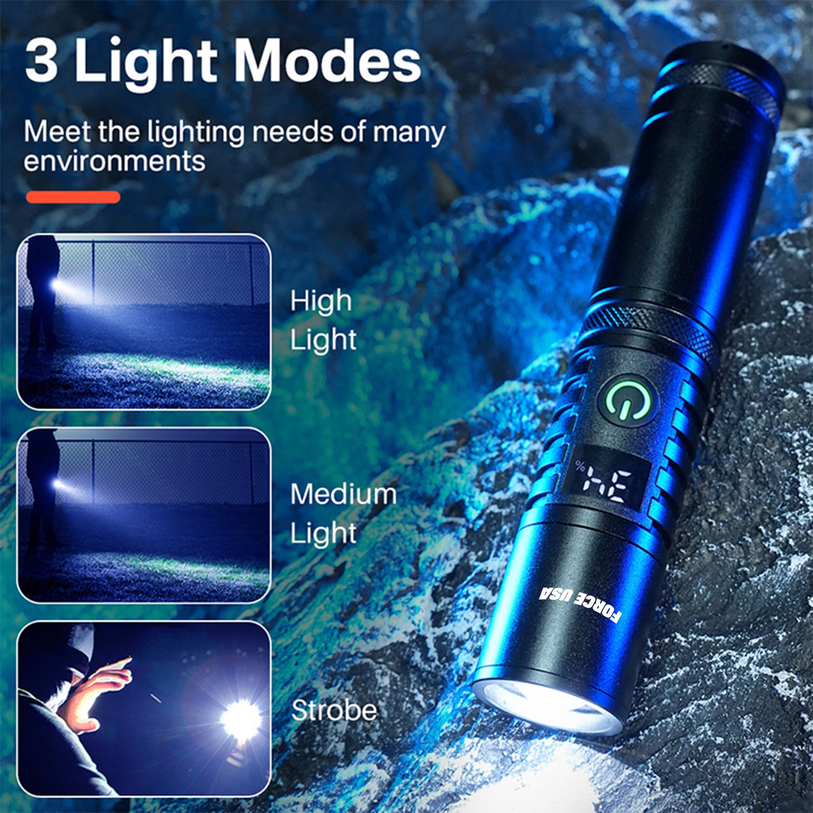 Force USA Telescopic Flashlight - Image 4